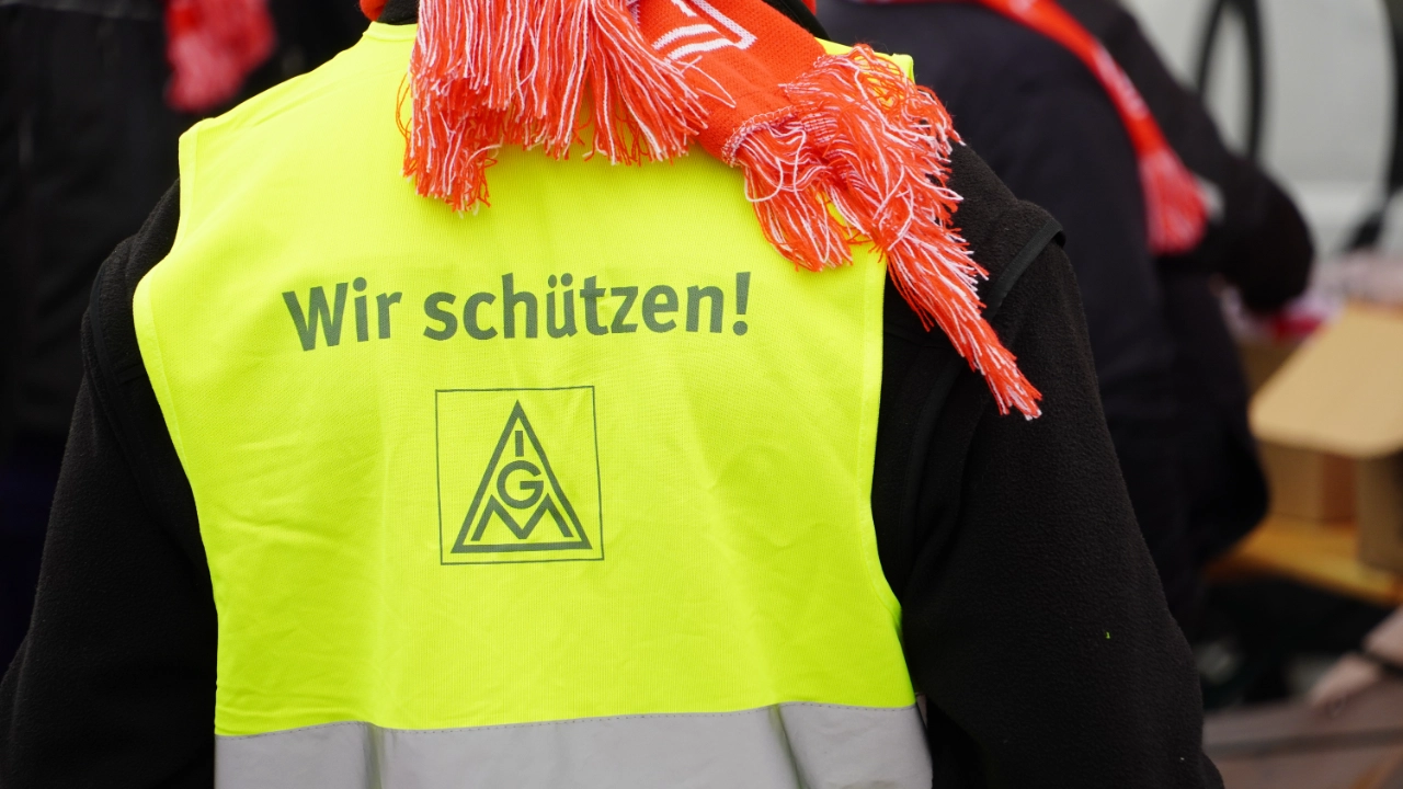Streikweste wir schützen