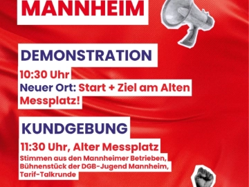 1.Mai 2026: Geh mit uns auf die Straße!