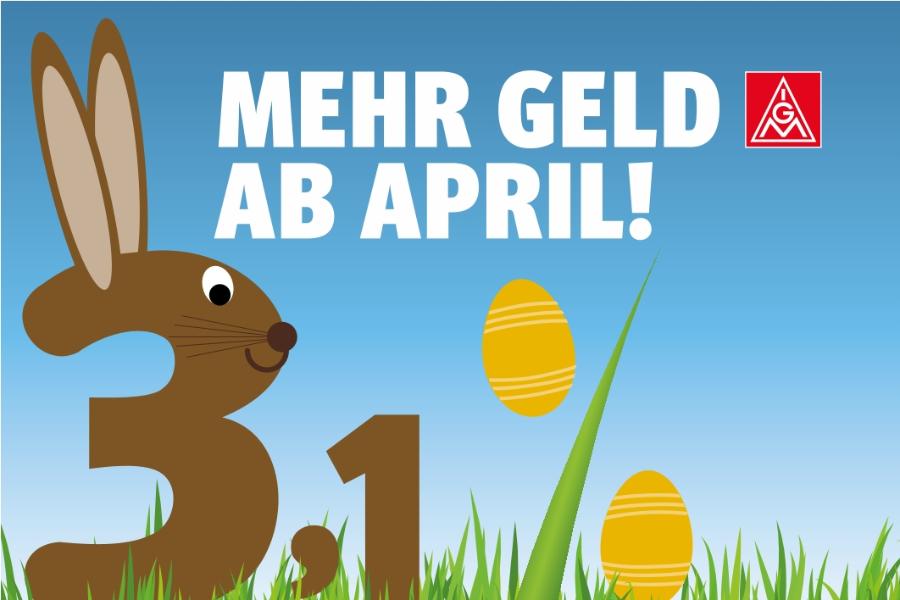 3,1 % mehr im April