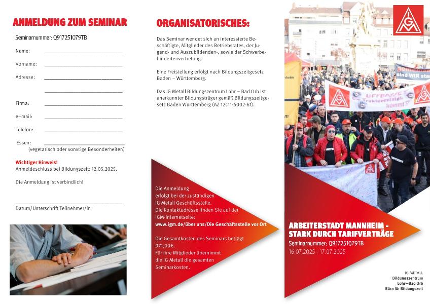 Stark durch Tarifverträge 
