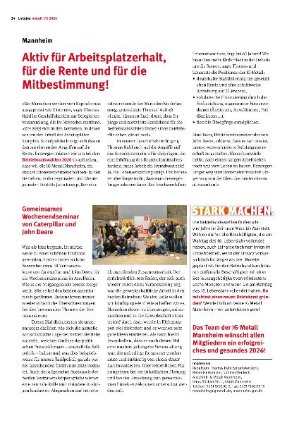 Lokalseite Mannheim 01+02 2026