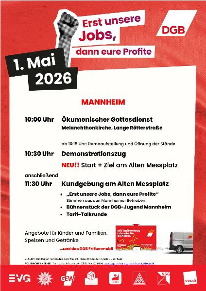 1. Mai 2026 Plakat